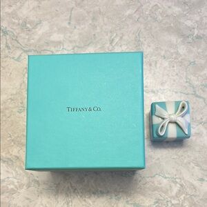 Tiffany & Co. Blue and White Jewelry Box Set